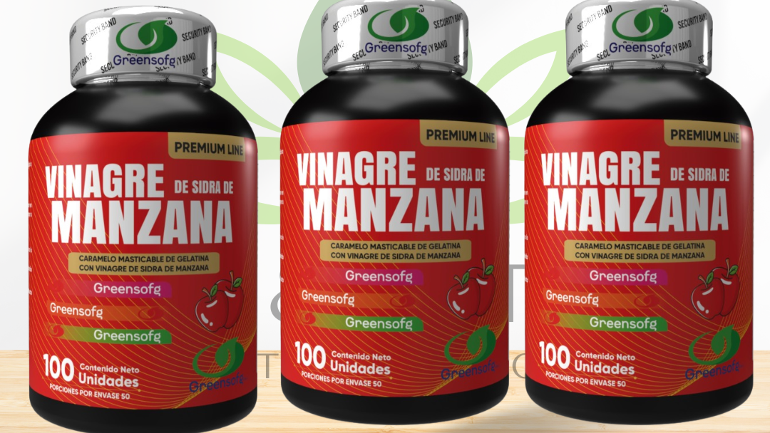 VINAGRE DE MANZANA X 100 SOFGELS x 3